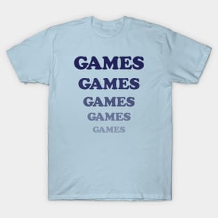 Character Tee, Games Games Games! T-Shirt
